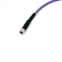 Câble de test coaxial blindé VST 2,4 mm M-F DC-50 GHz, haute précision, phase stable, pour micro-ondes (PTFE/FEP 50 Ohm, longueur 1 m)
