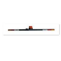 Barre lumineuse LED magnétique de 1,2 m, homologuée ECE R65, balise d'avertissement, alarme de recul 12/24 V pour camion de chantier, pick-up, excavatrice