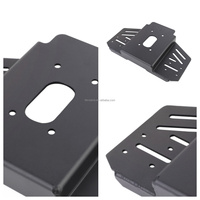 Support de guidon KOVE 800X en acier inoxydable noir pour navigation GPS, protection décorative, accessoires moto