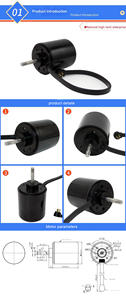 Faradyi Dc aimant Permanent brosse électrique Bldc moteur à aimant Permanent sans balais pour moteur d'hélice de propulseur sous-marin extrême - Product Image 6