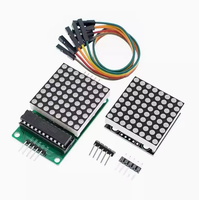 MAX7219 Dot Led modul matriks MCU LED Kit modul kontrol Tampilan diskon besar-besaran