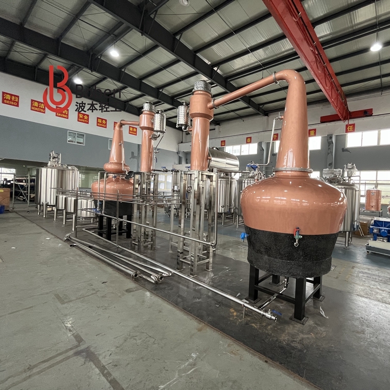 Steam Heated 1000L Wash Still and