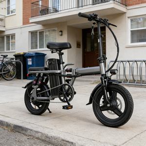 Vélo Électrique Pliant de Ville pour Adultes, 500 <span class=keywords><strong>Watts</strong></span>, Batterie Lithium 14 Pouces, Moteur Arrière Brushless, Idéal Longue Distance - Vente en Gros - Product Image 1