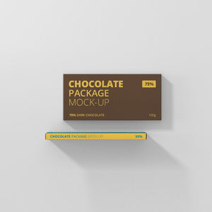 Caja de Embalaje de Papel Plegable para Barras de Chocolate al por Mayor, Diseño Personalizado, Impresión de Lujo, Caja de Embalaje de Papel Kraft para Chocolate - Product Image 4