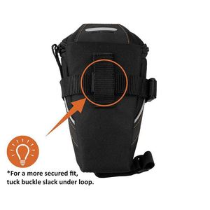 Bolsa de sillín de bicicleta resistente al agua de fábrica BSCI para bicicleta de montaña y carretera - Product Image 2