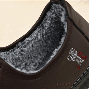 OEM & ODM scarpe di nuovo stile isolamento termico stivali da <span class=keywords><strong>uomo</strong></span> foderato stivali corti ispessiti calore stivali da neve da esterno - Product Image 3