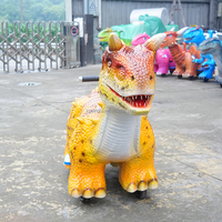 Trottinette électrique dinosaure LT-1-116 pour enfants, manèges dinosaures pour parcs d'attractions et centres commerciaux