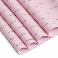Papier de soie imprimé personnalisé avec logo pour emballages cadeaux, boutiques de vêtements, présentation de produits de vente au détail et e-commerce