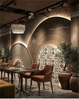 Meubles de restaurant au design moderne, canapé de restaurant, siège de restaurant pour hôtel, mobilier de café modulaire, table de restaurant