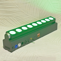 Luces de Discoteca a Batería de 9x18w, Luz de Escenario RGBWAUV 6en1, Cabeza Móvil DMX, Luces LED Inalámbricas para Bodas