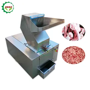 Bone Crushing Machine for Grinding Beef Pork Chicken Fish Bones Meat Processing Machinery Stainless Steel 304