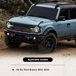 Volante de Fibra de Carbono para Ford Bronco en Forma de D con Cuero Nappa, Volante de Fondo Plano para Ford Bronco 2021-2023 - Product Image 6