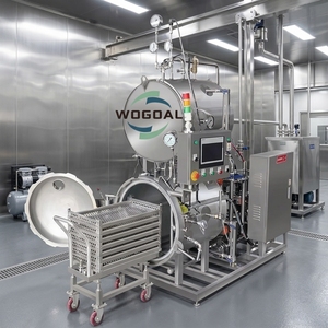Stérilisateur à vapeur à petite échelle par pulvérisation et immersion, autoclave rotatif pour tests alimentaires en laboratoire - Product Image 1