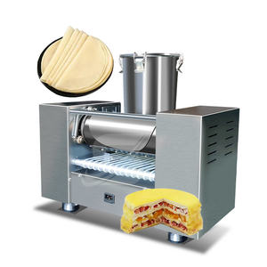 Machine de fabrication de crêpes industrielle automatique 110V 220V Machine de fabrication de rouleaux de printemps vietnamiens à <span class=keywords><strong>mille</strong></span> couches - Product Image 1