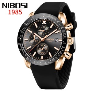Montre Drioshipping à Quartz Chronographe Automatique avec Bracelet en Caoutchouc, Étanche, Aiguilles Lumineuses, Style Décontracté, Tendance, Affaires, Luxe, Boîtier en Alliage - Product Image 6