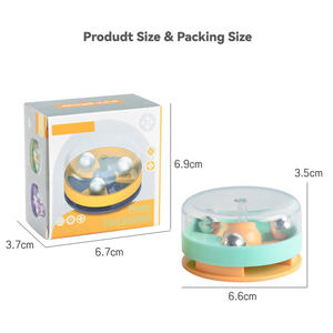 Disque de décompression à billes rotatif pour bureau, outil sensoriel anti-stress pour les mains et les doigts, jouet sensoriel en plastique pour garçons - Product Image 5