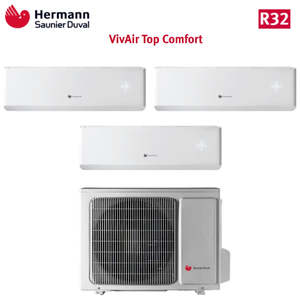Climatiseur Hermann Saunier Duval Trial Split Inverter TOP COMFORT series 7 + 7 + 9 avec SDH20-070MC3NO R-32 7000 + 7000 + 9000 - Product Image 1