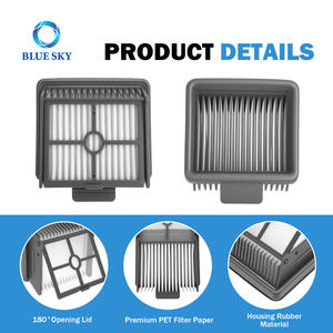 Kit de remplacement de filtre HEPA haute efficacité pour aspirateur humide et sec <span class=keywords><strong>Dreame</strong></span> <span class=keywords><strong>H11</strong></span>/<span class=keywords><strong>H11</strong></span> <span class=keywords><strong>Max</strong></span>/<span class=keywords><strong>H11</strong></span> Core OEM/ODM - Product Image 3