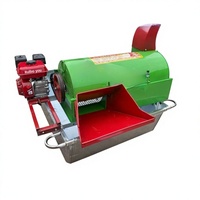 Machine à décortiquer le riz entièrement automatique en acier inoxydable, petite décortiqueuse de millet domestique, moissonneuse de riz, machine agricole, garantie 4 ans
