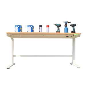 Banco de trabajo eléctrico de altura ajustable, muebles de oficina de doble motor de 168cm, 220V de elevación de escritorio, mesa de pie hecha en Vietnam - Product Image 1