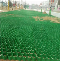 Grille de pavage en plastique de haute qualité à prix d'usine pour allées, terrains sportifs et plantation d'herbe