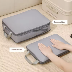 Set di Cubi Organizzatori per Valigie in Nylon Riciclabile con Logo Personalizzato, Comprimibili e Portatili per Viaggi - Product Image 2