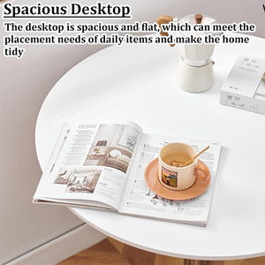 Tavolino da Caffè Minimalista Moderno con Telaio in Metallo Regolabile in Altezza e Piano in MDF per Hotel e Uso Domestico Arredamento Soggiorno - Product Image 3