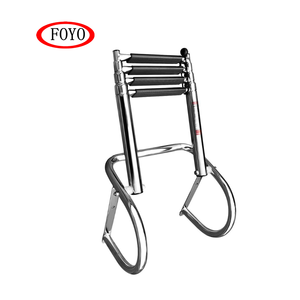 FOYO Echelle de bateau ponton à <span class=keywords><strong>4</strong></span> <span class=keywords><strong>marches</strong></span> en gros Echelle de pont de bain personnalisée à usage intensif <span class=keywords><strong>avec</strong></span> pédale Echelle de main courante - Product Image 4