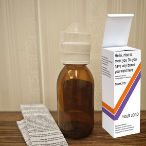 80Ml Hoàn Chỉnh Bao Bì Nhanh Chóng Vận Chuyển Rỗng Chai Nhựa Với Bằng Chứng Giả mạo Nắp Nắp Nắp Cùng Một Nhãn Hộp Cổ - Product Image 3