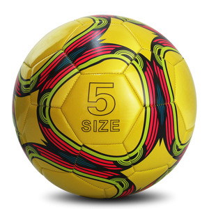 Balón de Fútbol de PU Cosido a Máquina, Cuero de 2.7 mm de Grosor, Diseño Impreso, Tamaño Personalizado 4/5, Fútbol para Interior/Exterior - Product Image 5