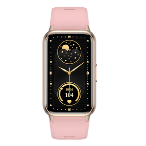 Montre connectée DF HK72 pour femmes, santé, appels Bluetooth, fréquence cardiaque, oxygène sanguin, étanche, luxe, mode - Product Image 1