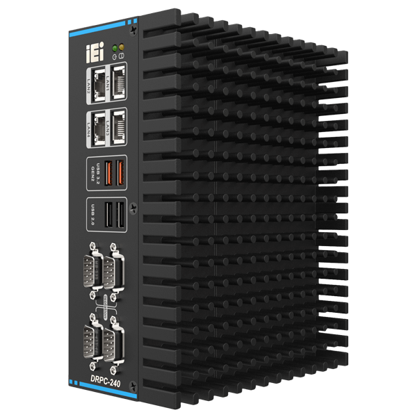 IEI DRPC-240-TGL-U Fanless DIN-Rail Embedded System with Tiger Lake 11 Th Gen Intel Core Solution