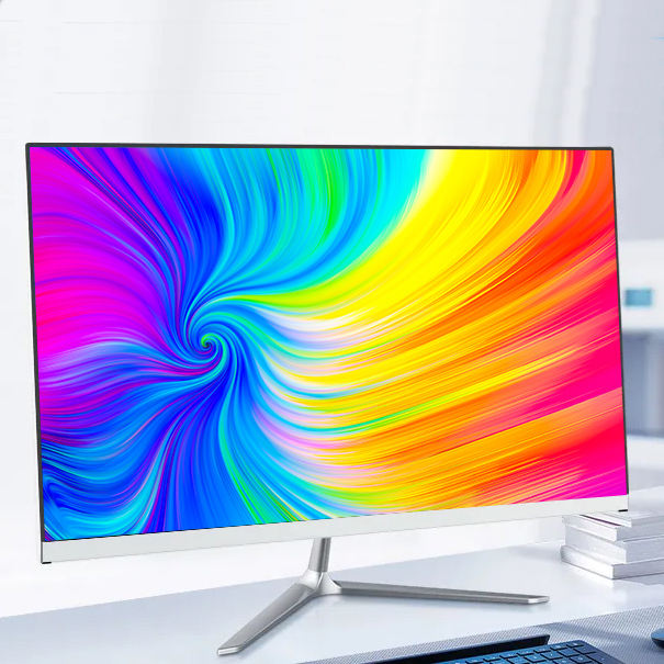 Longqi 2025 Hot Sale Cheap Monoblock IPS LCD Curved Screen Industrial Panel PC I3 Processor All-in-One PC for Business/Home