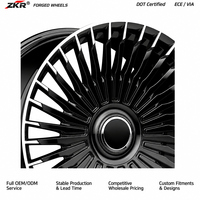 Jantes en aluminium forgées sur mesure de luxe haute performance pour SUV, 20-26 pouces, concaves profondes, jantes en alliage brillantes 5x112/114.3/120/130, tout-terrain