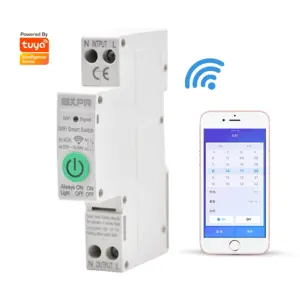 GXPR GXB1-63M 1P 125A Remote Control WiFi Smart Branch Switch Electric Switch MCB For Tuya Smart Life APP Alexa Google Home