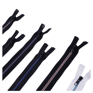 Haute Qualité Écologique 5 #   <span class=keywords><strong>Fermeture</strong></span> éclair en résine à glissière autobloquante, surface lisse, à extrémité ouverte, <span class=keywords><strong>pour</strong></span> vêtements de sport et sacs - Product Image 1