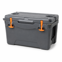 Glacière rigide rotomoulée 35QT ultra-résistante et isolée pour la pêche, le camping, la plage et les activités de plein air