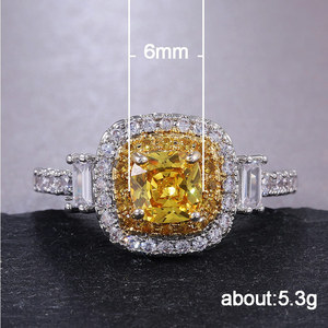 Bagues de luxe en Zircon scintillant, Design huit cœurs huit flèches, ornements de main élégants de Style européen pour femmes - Product Image 3