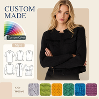 Vente directe d'usine, pull doux pour la peau, coupe classique, tricot pour femmes, pull en crêpe, design de veste à franges