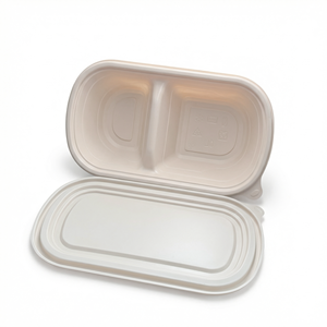 Kotak Kue <span class=keywords><strong>Burger</strong></span> Sekali Pakai Biodegradable dari Pati Jagung, Desain Kokoh, Anti Bocor, Dapat Digunakan di Microwave, Tahan Minyak, Promo Harga Spesial - Product Image 4