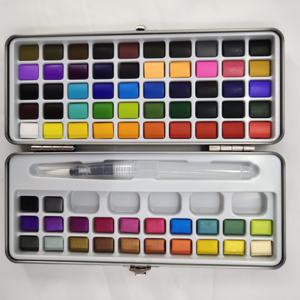 Pinturas de color de agua no tóxicas, suministros de Arte de pintura de gran valor para adultos, niños, artistas y principiantes, juego de pintura de acuarela - Product Image 6