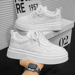 Zapatos para Hombre 2026, Marca de Moda, Versátiles, Casuales, Deportivos, Impermeables, con Aumento de Altura, Blancos - Product Image 4