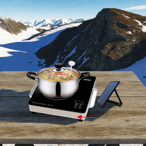 เตาเหนี่ยวนำพลังงานแสงอาทิตย์12V/24V/48V, AC/DC ไฮบริด, การทำอาหารอัจฉริยะ | รุ่น AI-79DC - Product Image 3