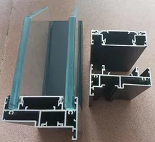 Factory Direct Sales Stainless Steel Frameless Partition Accessories Sliding Glass Door profile