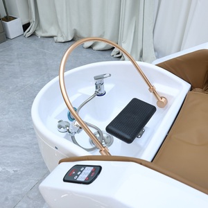 Silla reclinable moderna para <span class=keywords><strong>peluquería</strong></span>, cama eléctrica de cerámica para champú, terapia de agua, masaje, champú para <span class=keywords><strong>peluquería</strong></span>, silla, cabeza, cama de Spa - Product Image 6