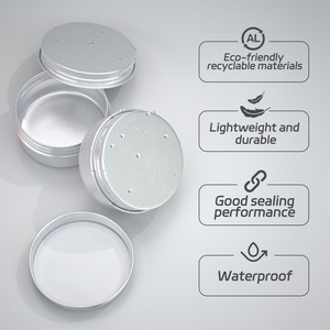 Merrynewon Emballage en aluminium Nouveau design Pot en aluminium portable pour baume solide avec porte-clés Contenant pour baume à lèvres - Product Image 5