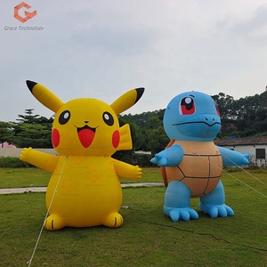Pikachu Gigante Inflable Personaje de <span class=keywords><strong>Película</strong></span> de Dibujos Animados Popular Modelo Inflable de Pikachu para Publicidad - Product Image 1