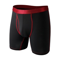 Shorts de sport mi-taille à manches longues pour hommes ODM - Fibre de polyester à séchage rapide, respirant, haute élasticité