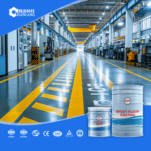 Không thấm nước và chống ẩm bền hai thành phần chất lỏng <span class=keywords><strong>Epoxy</strong></span> lớp phủ sàn kim loại lớp phủ sàn sơn mà không gây ô nhiễm - Product Image 1