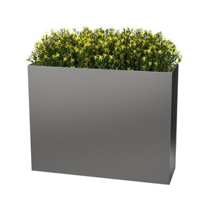 Macetas Rectangulares Grandes de Fibra de Vidrio de Diseño Moderno, Duraderas, Ligeras y Decorativas para Uso en Exteriores, Estilo Europeo - Product Image 5